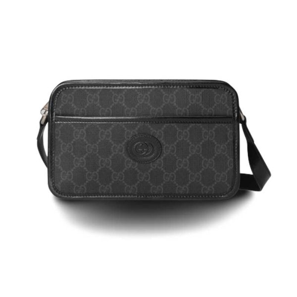 GG shoulder bag black GG Supreme - GB001