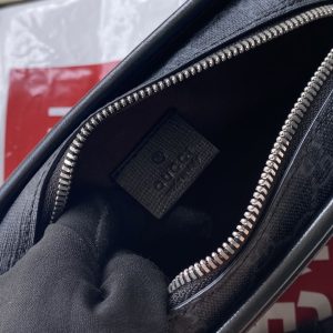 GG shoulder bag black GG Supreme - GB001