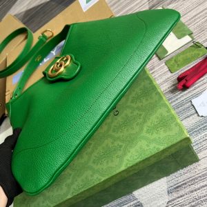 Aphrodite medium shoulder bag Green Leather - GB023