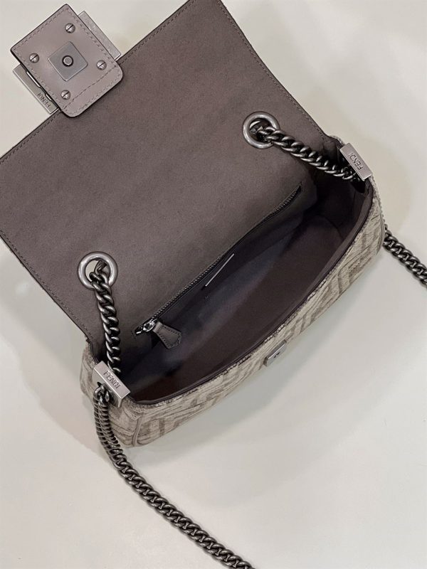 Baguette Chain Midi Dark grey - FB004