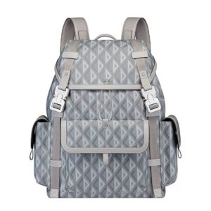 Dior Hit The Road Backpack Gray CD Diamond Canvas - DB014