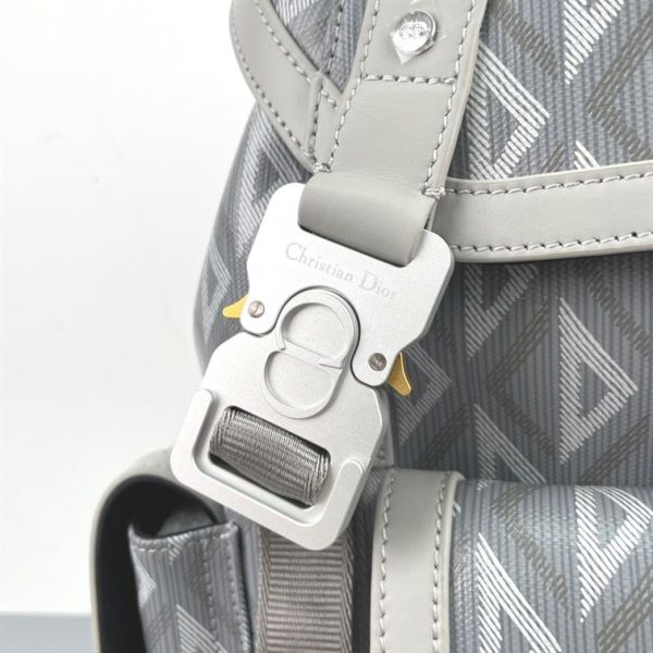 Dior Hit The Road Backpack Gray CD Diamond Canvas - DB014