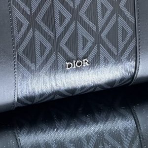 Dior Lingot 50 Duffle bag Black CD Diamond Canvas - DB020