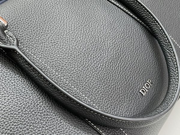 Dior Lingot 50 Duffle bag Black Grained Calfskin - DB022