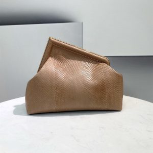 Fendi First Small Beige python bag - FB013