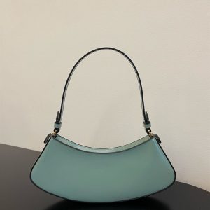 Fendi O’Lock Swing Mint green leather pouch - FB012