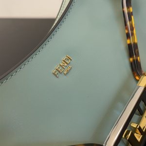 Fendi O’Lock Swing Mint green leather pouch - FB012