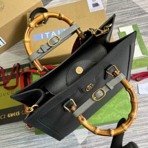 Gucci Diana medium tote bag Black leather - GB042