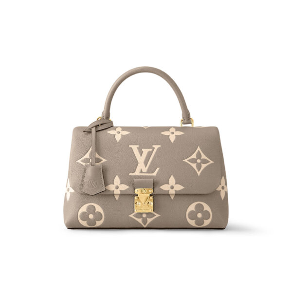 Louis Vuitton Madeleine MM handbag Dove Gray Crème Beige - LB015