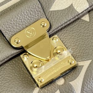 Madeleine MM handbag Dove Gray Crème Beige - LB015