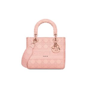 Medium Lady D-Lite bag Pink