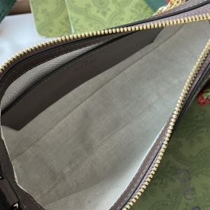 Ophidia small handbag Beige and ebony GG Supreme canvas - GB050
