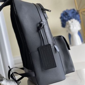 Takeoff Backpack Black grained calf leather - LB032