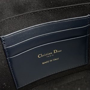 30 Montaigne pouch Blue Dior Oblique Jacquard - DB044