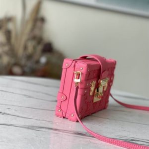 Petite Malle handbag Fluo Pink - LB048