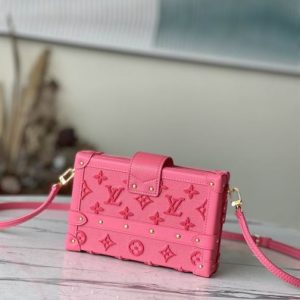 Petite Malle handbag Fluo Pink - LB048