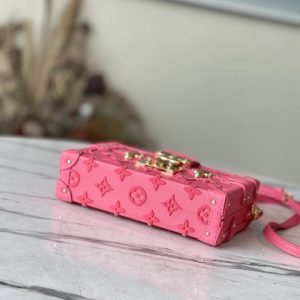 Petite Malle handbag Fluo Pink - LB048