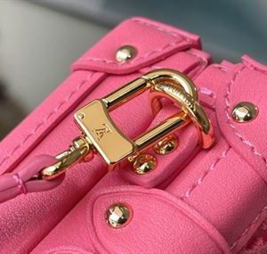 Petite Malle handbag Fluo Pink - LB048