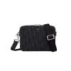 Pouch with shoulder strap Black Dior Oblique Jacquard - DB027