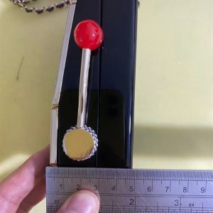 Slot Machine Minaudiere Black, Gold, White & Red - CB025