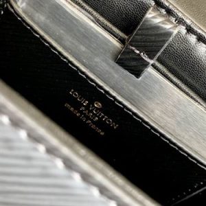 Twist MM handbag Black Epi grained leather - LB042
