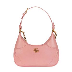 Aphrodite small shoulder bag Light pink soft leather