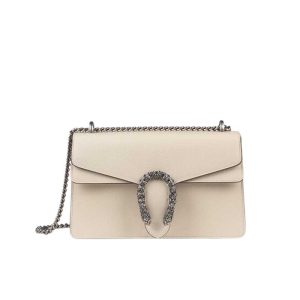 Dionysus small shoulder bag White leather - GB169
