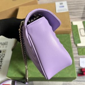 GG Marmont small shoulder bag Lilac