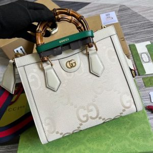 Gucci Diana jumbo GG small tote bag Off-white and ivory - GB173