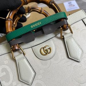 Gucci Diana jumbo GG small tote bag Off-white and ivory - GB173