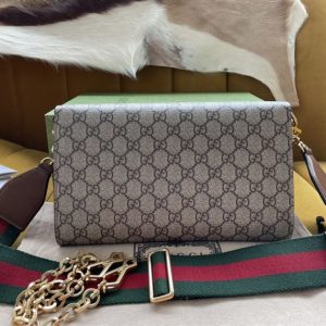 Gucci Horsebit 1955 small bag Beige and ebony