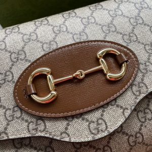 Gucci Horsebit 1955 small bag Beige and ebony