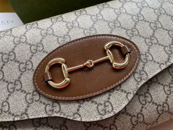 Gucci Horsebit 1955 small bag Beige and ebony