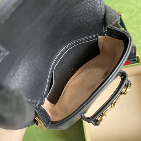 Gucci Horsebit 1955 strap wallet Black leather - GB137
