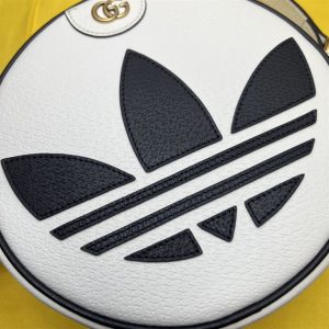 adidas x Gucci Ophidia shoulder bag White leather - GB092