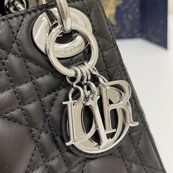 Mini Lady Dior Bag Black Cannage Lambskin - DB054