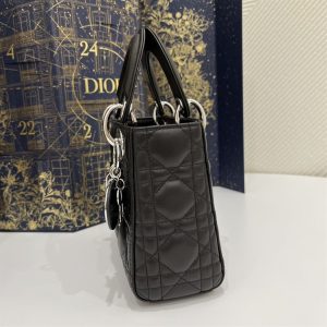 Mini Lady Dior Bag Black Cannage Lambskin - DB054