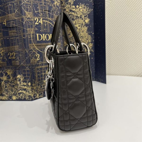 Mini Lady Dior Bag Black Cannage Lambskin - DB054