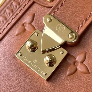 LV Side Trunk PM Tan Brown Calfskin Leather - LB107