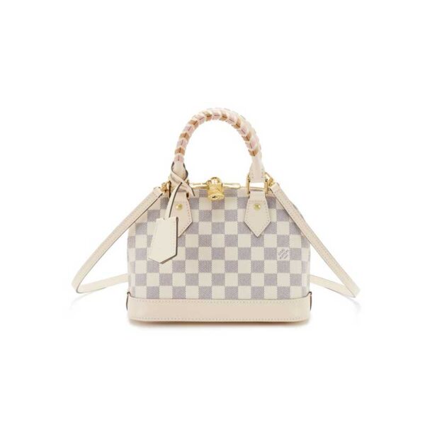 Louis Vuitton Alma BB Damier Azur Pink Canvas - LB091