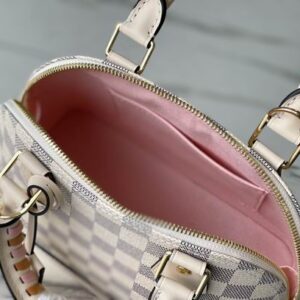 Louis Vuitton Alma BB Damier Azur Pink Canvas - LB091