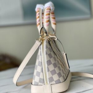 Louis Vuitton Alma BB Damier Azur Pink Canvas - LB091