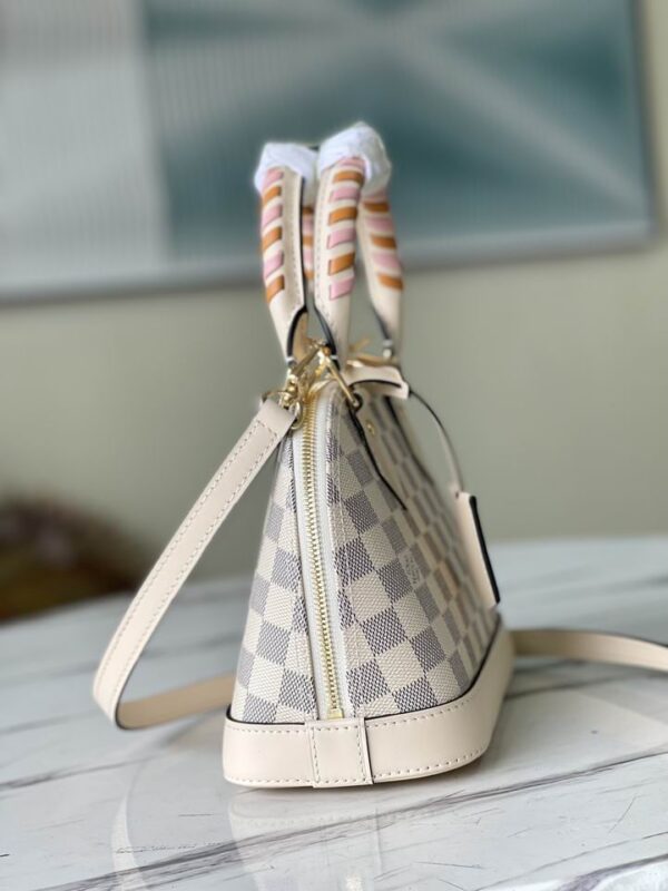 Louis Vuitton Alma BB Damier Azur Pink Canvas - LB091