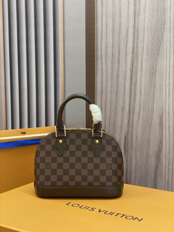 Louis Vuitton Alma BB Damier Ebene Brown Canvas - LB092