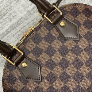 Louis Vuitton Alma BB Damier Ebene Brown Canvas - LB092