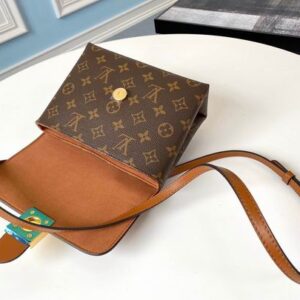 Louis Vuitton Locky BB Caramel Brown Monogram canvas cowhide leather - LB067