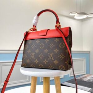 Louis Vuitton Locky BB Coquelicot Red Monogram canvas cowhide leather - LB070