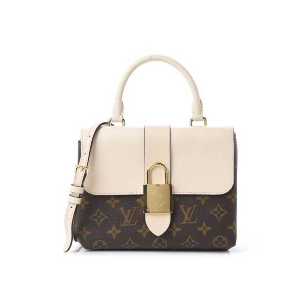 Louis Vuitton Locky BB Crème Beige Monogram canvas cowhide leather - LB071