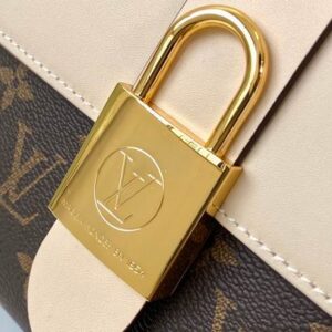 Louis Vuitton Locky BB Crème Beige Monogram canvas cowhide leather - LB071