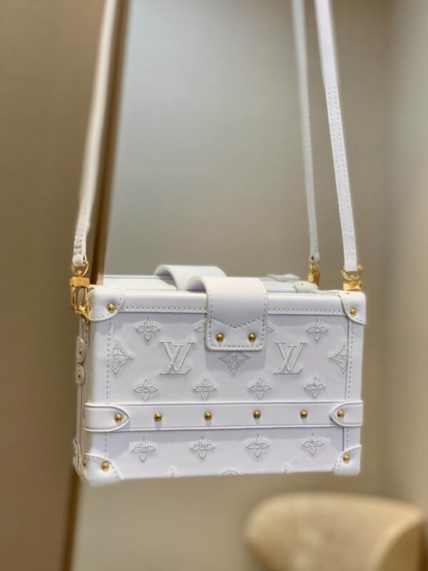 Louis Vuitton Petite Malle White Monogram Calfskin leather - LB100